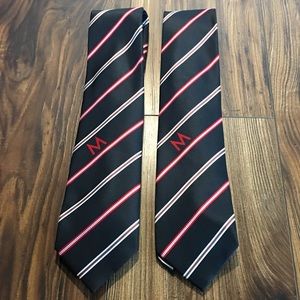 EUC Men’s Striped Initial Tie (2)